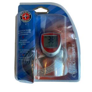 Schwinn 17-Function Bike Cycle Computer Backlit‎ Screen NEW Speed Distance Time